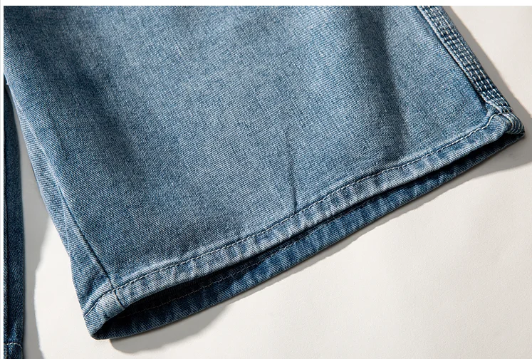 New Men Fashion Stretch causal Short Jeans Denim Shorts Blue Black Denim Swear mens shorts