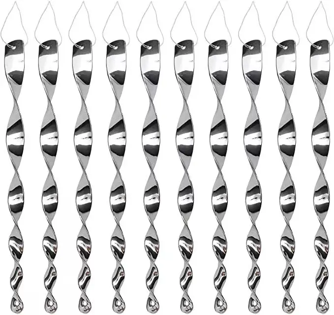 Dayoung Custom Size Farm Bird Reflective Scare Tape Outdoor Spiral Bird Repeller Colourful Ribbon