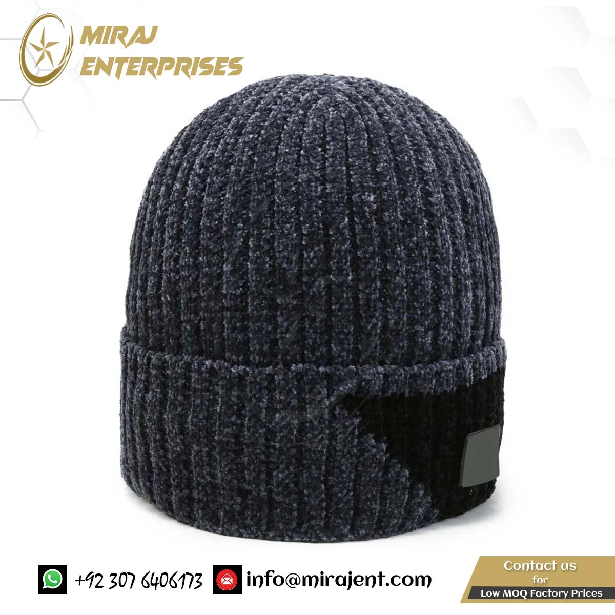 Men Fleece-lined Warmer Bonnet Casual Cap Winter Hats for Women Thicker Beanies Brand Stick Knitted Cap Autumn Patchwork Beanie