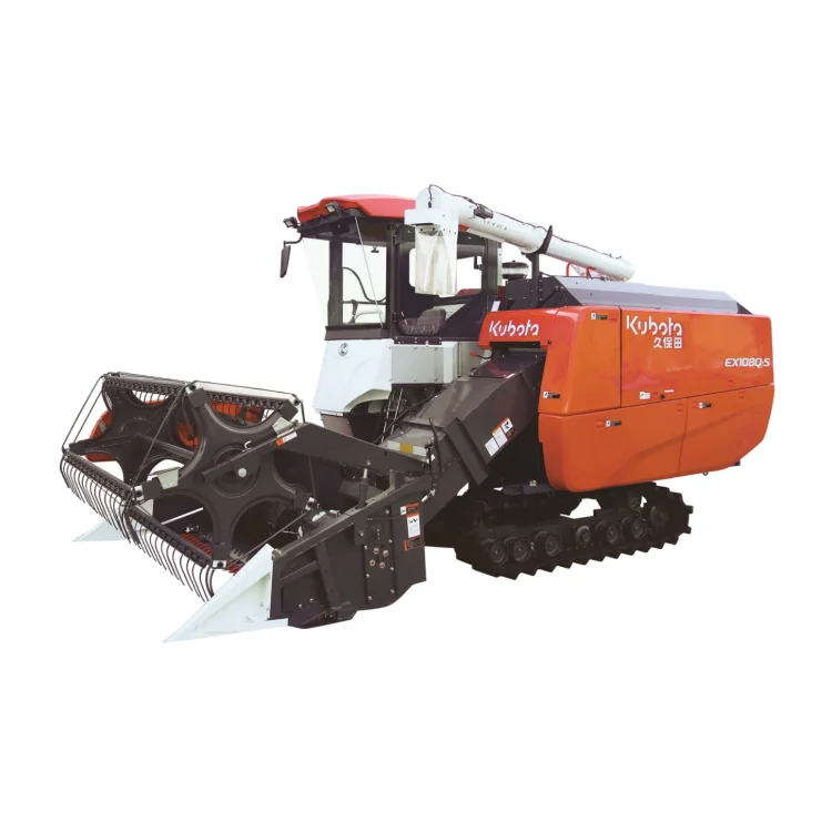 Harvester price crawler Japan Kubota EX108Q.S Harvester machine rice wheat corn combine harvester