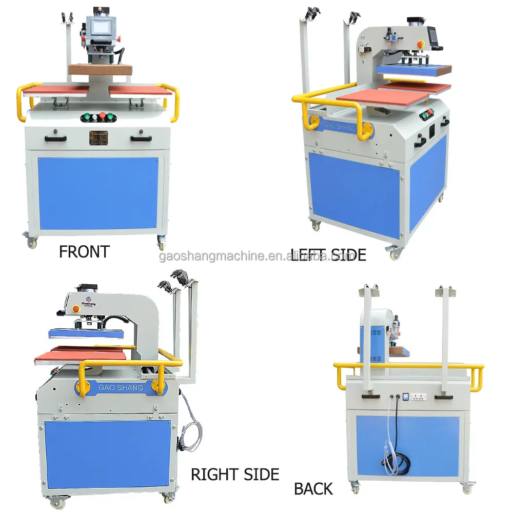 60*80 cm embossing machine  Automatic Table Board Pneumatic Sublimation multifunction Heat Press Machine for leather shoes hat