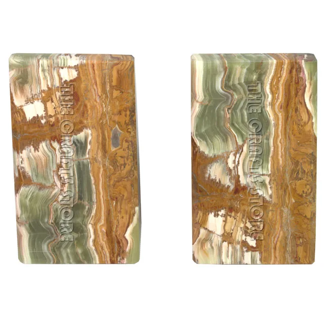 Nordic Marble Triangle Bookends Desk Decoration Volakas Marble Bookends Modern