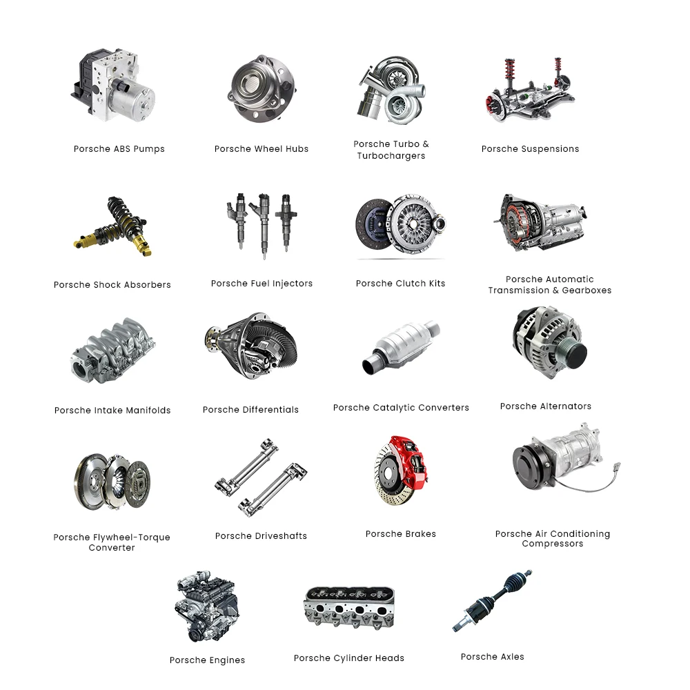 Premium Quality Genuine Porsche Automotive Spare Parts Factory Stock Force GMBH Auto Parts Wholesale Manufacturer
