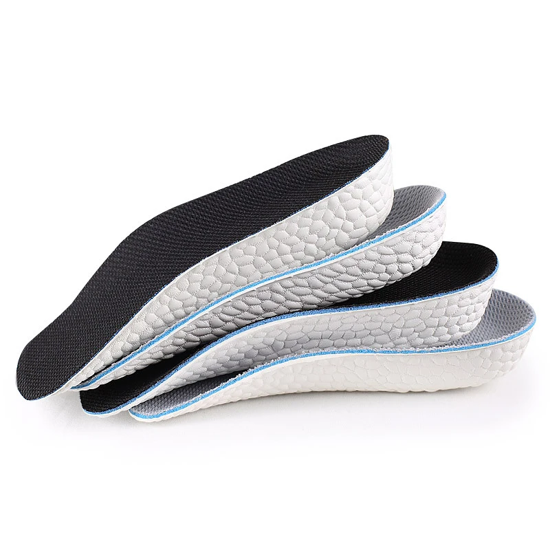 Adjustable Invisible 1.5CM Heighten Insoles Shoe Lift Heels Padded Increasing Popcorn Insoles Half