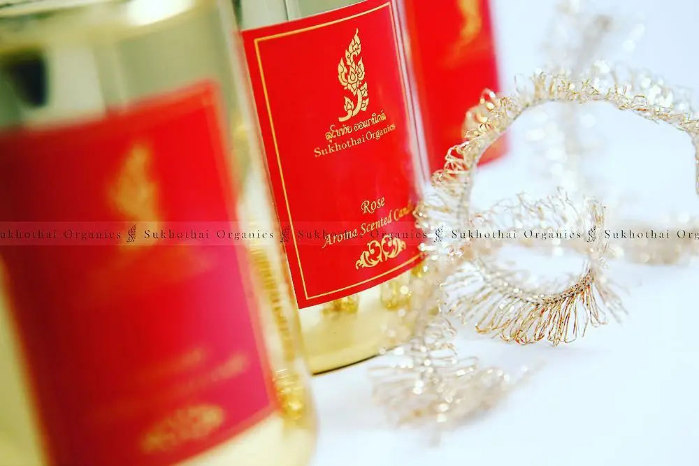 Luxury Organic Scented Candle Premium Air Freshener Product from Thailand