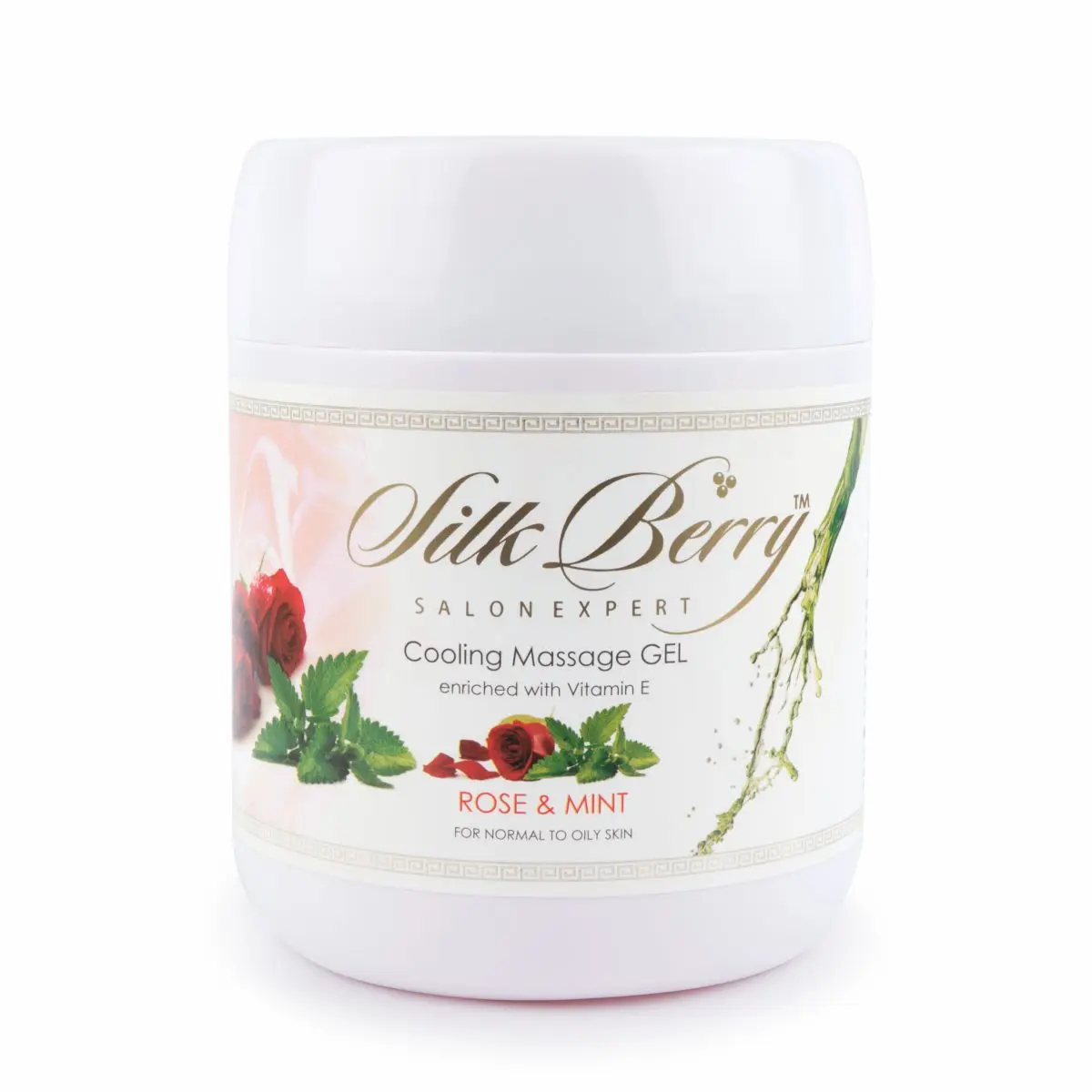 Охлаждающий Массажный гель Silkberry, Роза и мята, 250 г, 900 г