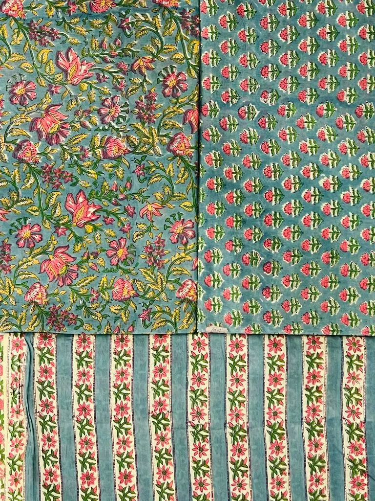 Hand block printed 100% cotton Soft Cotton Wholesale Price Made in  Yard at factory rate Supplier H-40