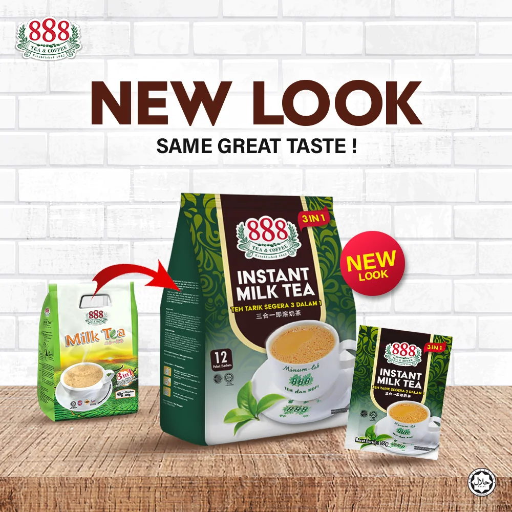 Premium Instant Milk Tea 12s Individual Sachet Pack Non Dairy Creamer and Sugar Delicious and Smooth Texture