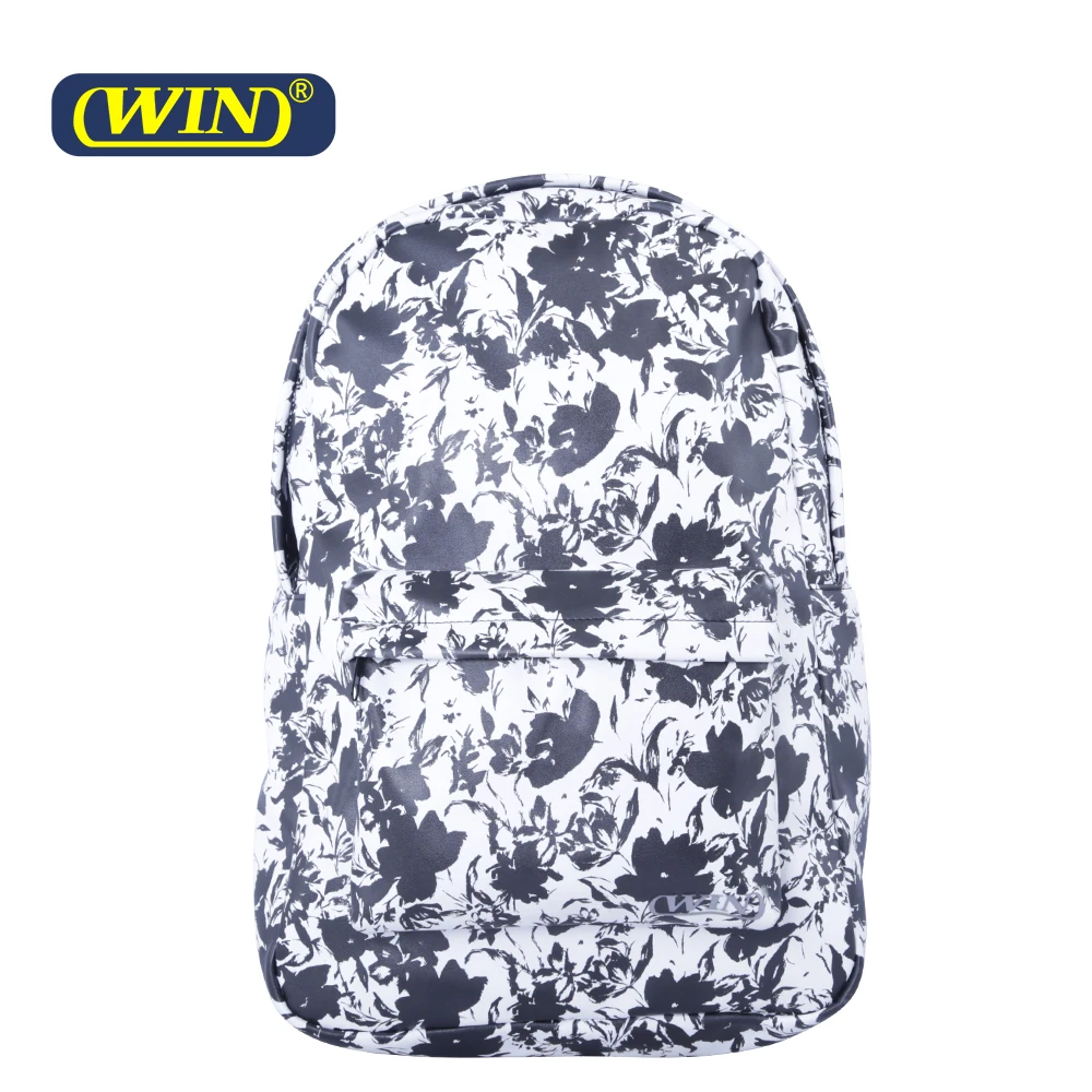 New Arrival Durable PU Leather Teenager Student Backpack School Bags