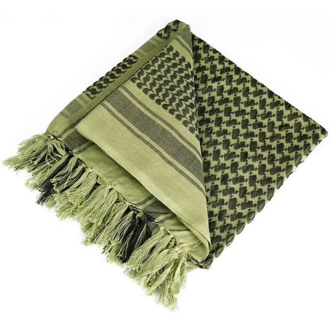 shemagh Arab keffiyeh style scarf desert forces neck and face wraps 100% cotton