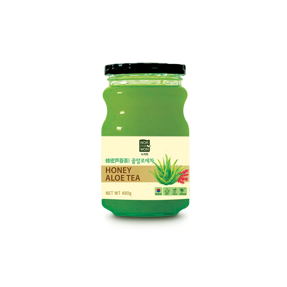 [Nokchawon] Honey Aloe Tea 480g / 1kg Aromatic and Sweet Combine to Create a Harmonious Blend Hot Products