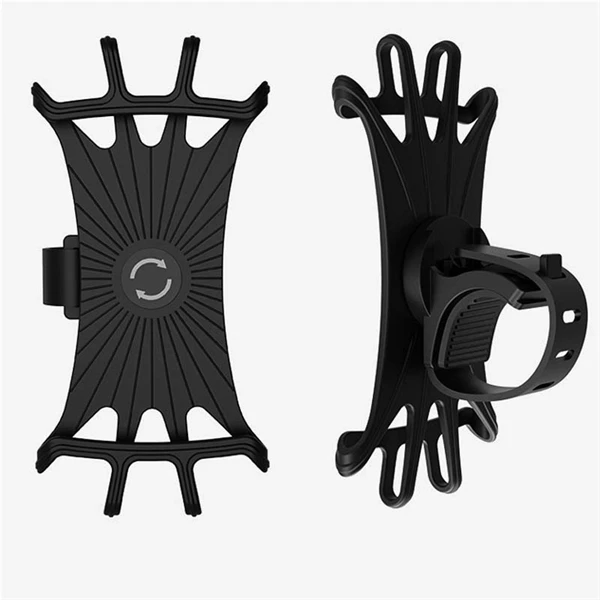 Silicone Bicycle Phone Holder with Full Rotation Secure Your Device for Every Cycling Adventure
