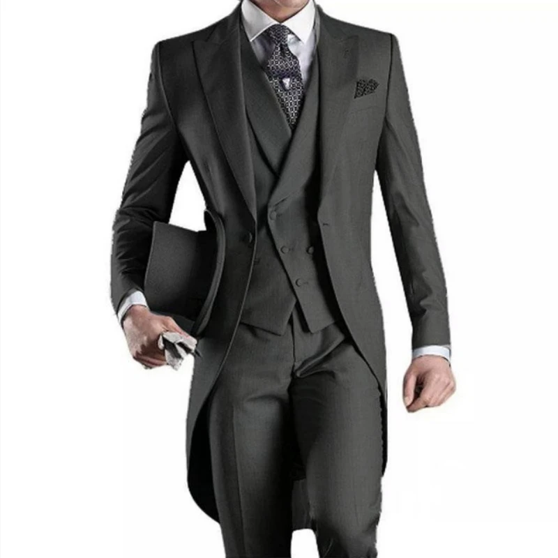 2023 New style Pant Coat complete Suit Gentle men Tuxedo Blazer Custom Luxury 3 PIECE Slim Fit