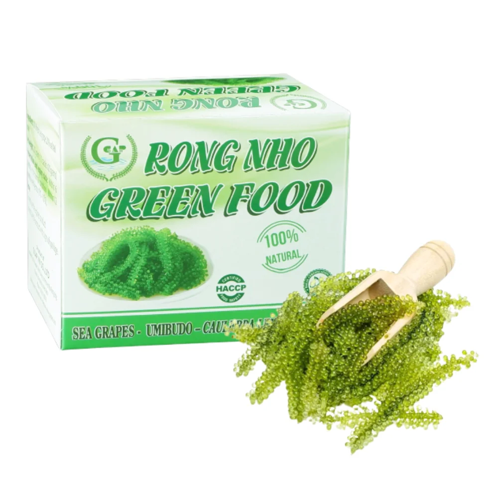 Dehydrated Sea Grapes Vegan Food 100% Natural Sea Grape Dried Longevity Hot Selling Iso Certification Packaging In Carton Box