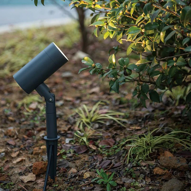 Spike Light RoHS CE Black 220v-240v plug-in GU10 Garden Spot Landscape Garden Light