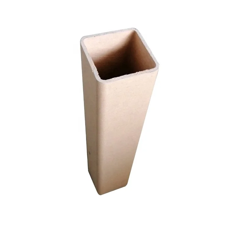 Custom Paper Mache Shipping Postal Packaging kraft Square Shaped Cardboard Tube Pipe