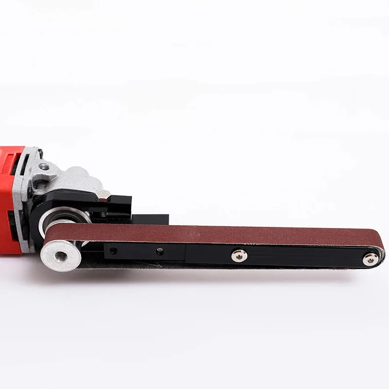 Electric Angle Grinder Mini Sander Sanding Belt Adapter Bandfile Belt Head Sander For M10/M14