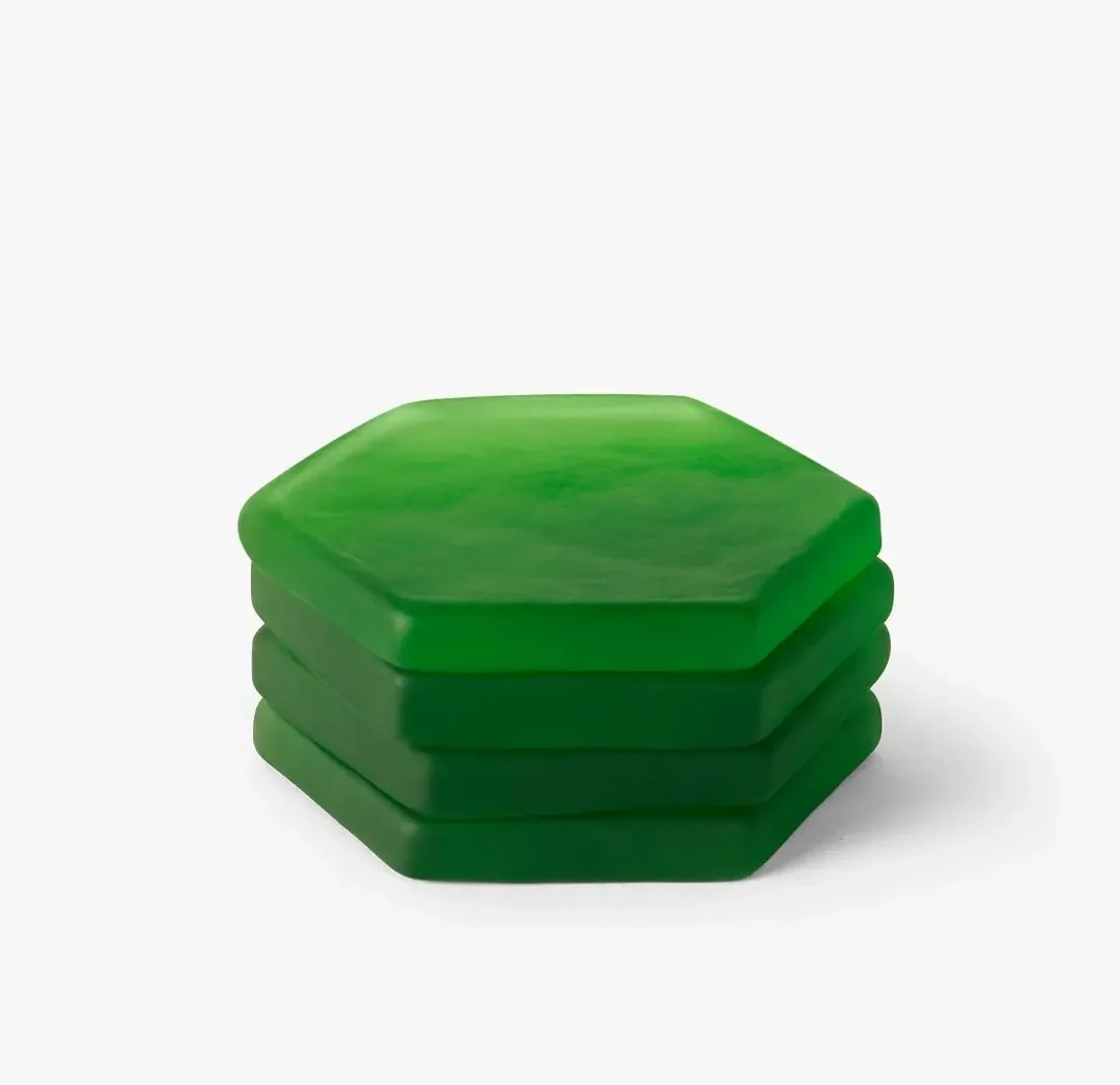 High Quality Natural Buffalo Horn Resin Coaster DIY Style round and Square Drink Mat Water Absorbent with Unique Art Theme