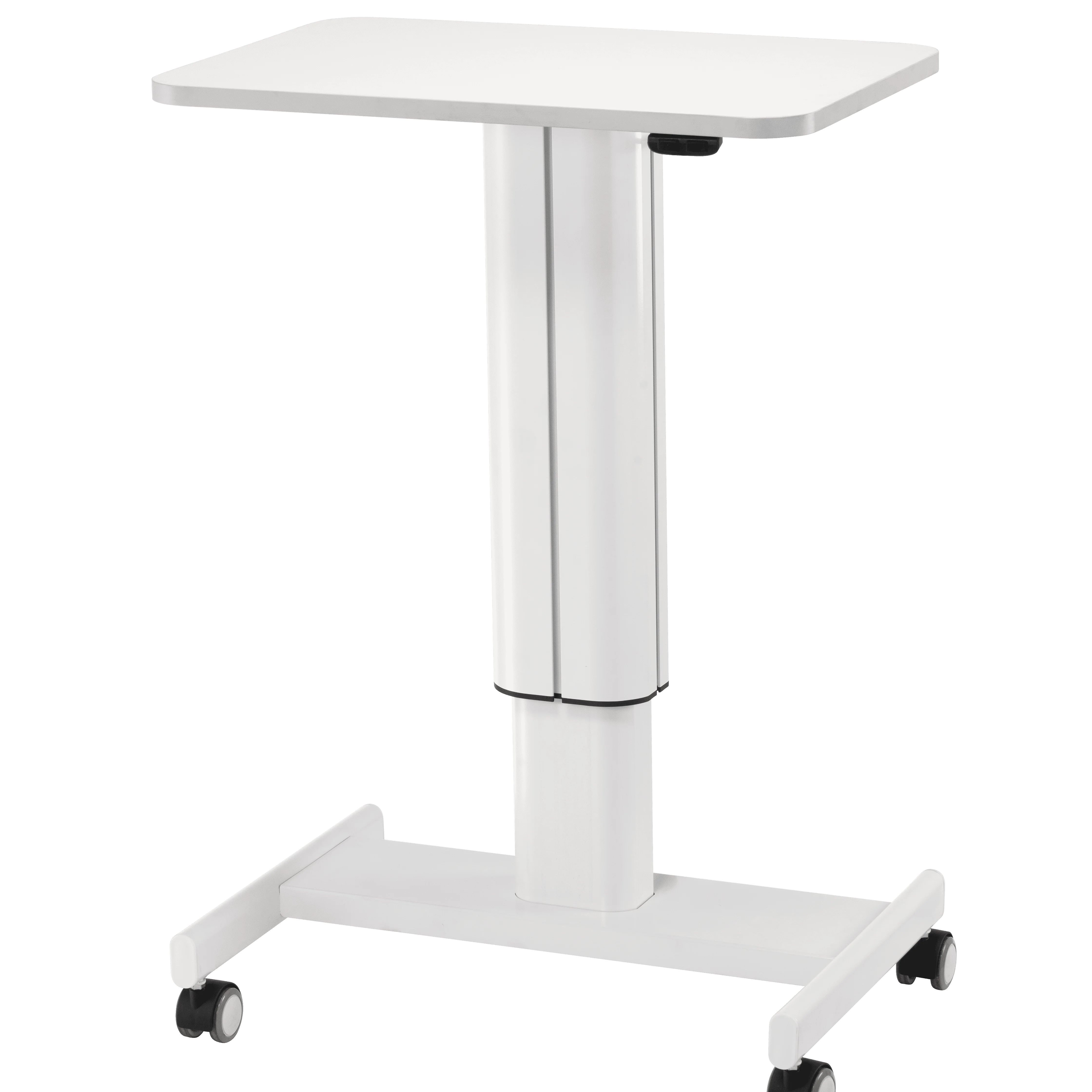 Mobile Height Adjustable Sit Stand Desk Electric Standing Desk Computer Desk Mobile Table Home Office Use