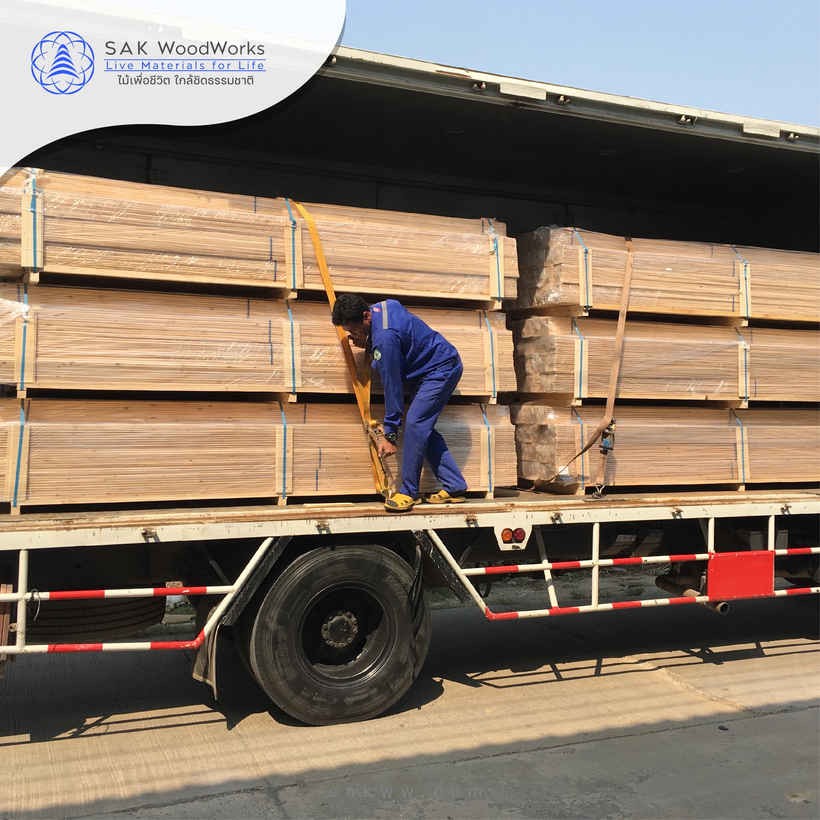 SAK WoodWorks Pine Wood Outdoor Decking Board Premium Quality 28mm x 96mm x 6000mm Chamfered Edges for Outdoor Durability