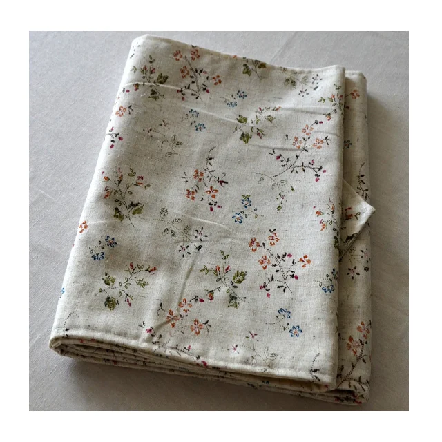 High Quality Customized 100% Pure Cotton Polyester Fabric Table Cover Available Made On Demand For Sale