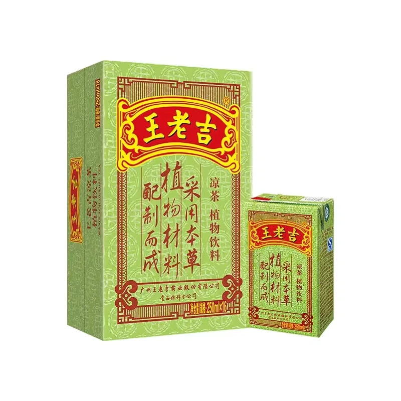 exotic drink  Herbal tea wanglaoji 250ml tea drink wholesale