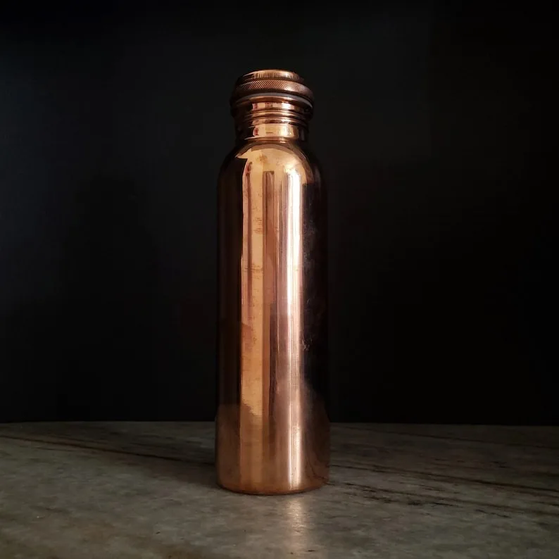 Copper Clarity: Pure Water, Pure Elegance Copper Water Drinking Bottle By S A Craft India from India
