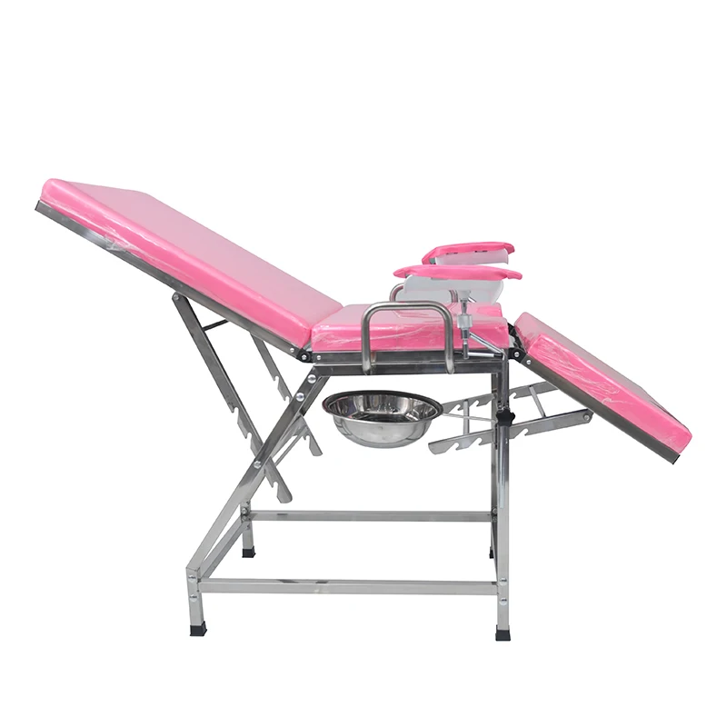 Gynecological examination of beds and delivery tables for obstetrics stainless steel examination beds