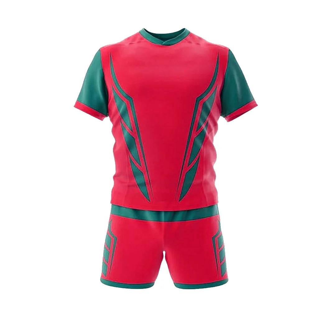 2024 Custom Mad Men Sublimated Sports Wear Rugby Uniform Set Breathable Rugby Uniform Latest Style Rugby Uniform