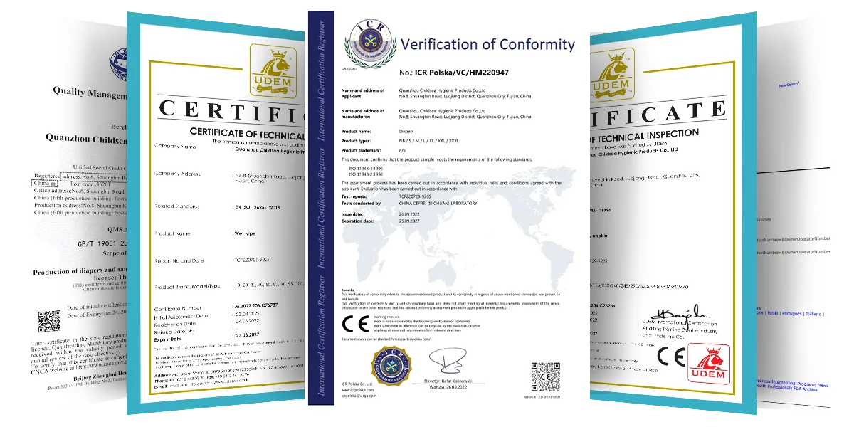 Quanzhou supplier customizes various models of daily and night use pure cotton super absorbent wormwood chip sanitary napkins