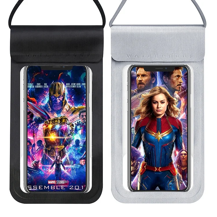 TPU Leather Smartphone Waterproof Bag Wear-Resistant Dustproof with Touch Screen Functionality for Diving Outdoor Adventures