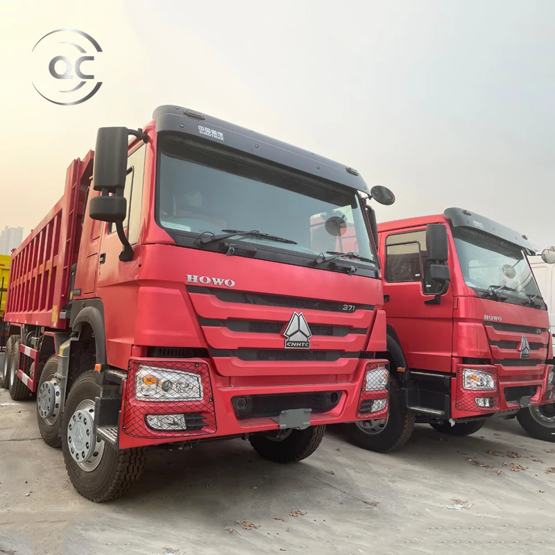 Китайско грузовик 12 Wheeler RHD LHD 50 тонн Подержанный 8x4 б/у Китай тяжелый автомобиль Howo