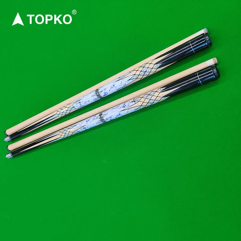 TOPKO High Quality Billiard Snooker Cue 145cm Maple wood Pool Game Snooker & Billiard Pool Cue Stick