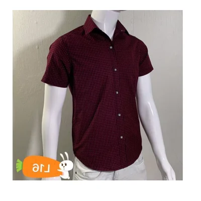Casual Type With Polyester Cotton Mix Material Premium Quality Full Sleeves Men Shirt From Vietnam