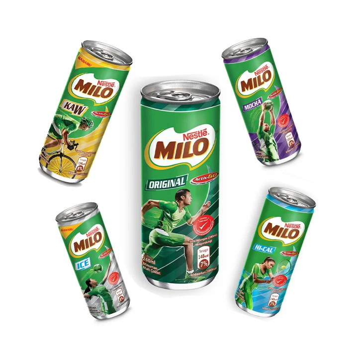 Wholesale Price Supplier Chocolate Flavoured Malted Instant Can Drinks (Original / Ice / Kaw / Hi-Cal / Mocha)