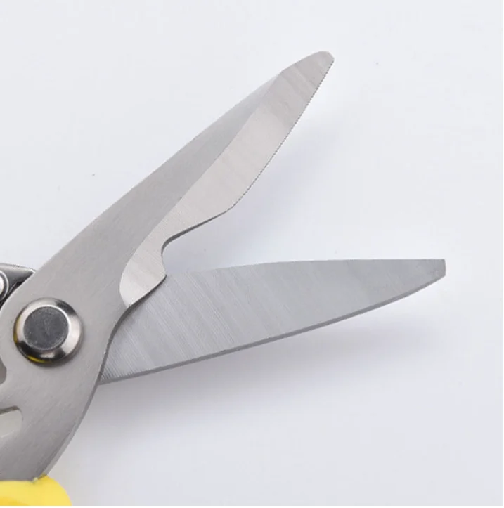 Hot Sales Stainless Steel Electrician Scissors Wire Shears Safety Lock Spring Scissors Garden Pruning Shears