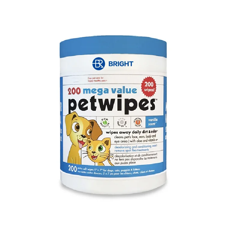 200Pcs China Cheap Dog Tear Stain Remover Wipes Thickened Pet Wet Wipes for Dog