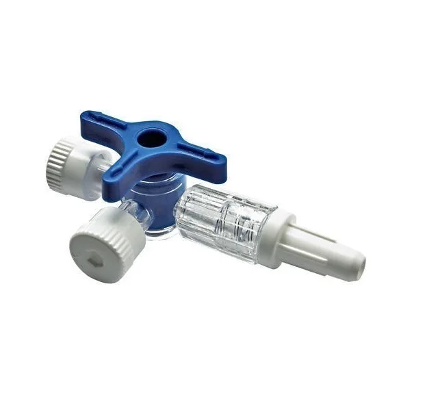Syringe concealed medical grade luer 3 way stopcock manifold valve plastic pipe Stable Disposable device