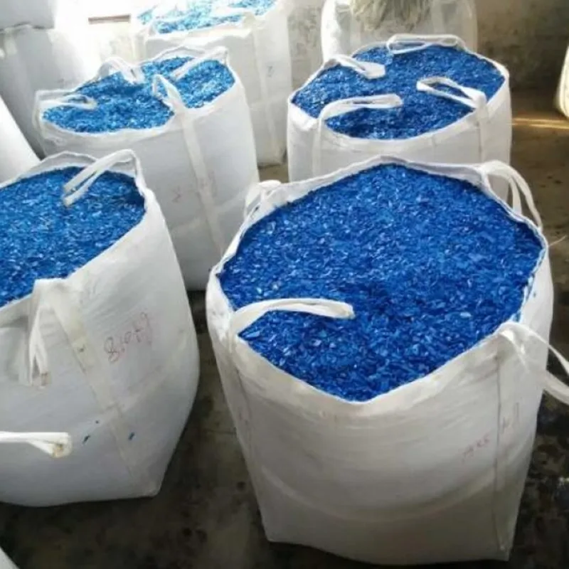 Top Grade HDPE blue drum plastic scraps for sale