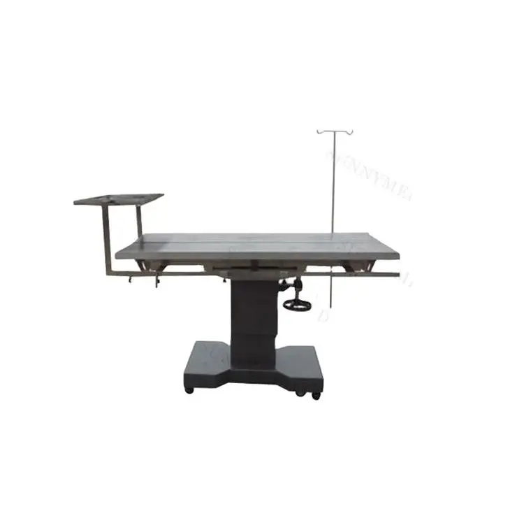 SY-W008 Animals Treatment Metal Manual Lifting operating table Dog treatment  Adjust Surgical Operation Table for VET