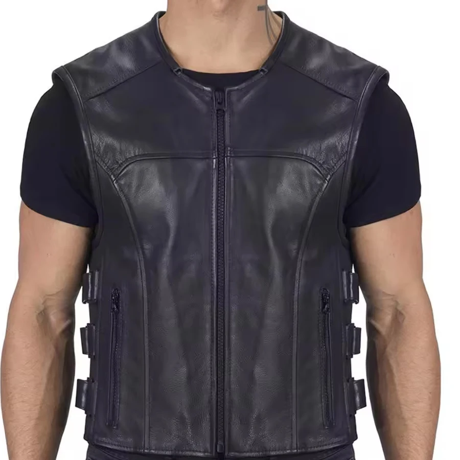 New Leather High Quality Vest for Adults ODM Services Available Price Soccer Sportswear Custom Logo Name Printing Latest Style