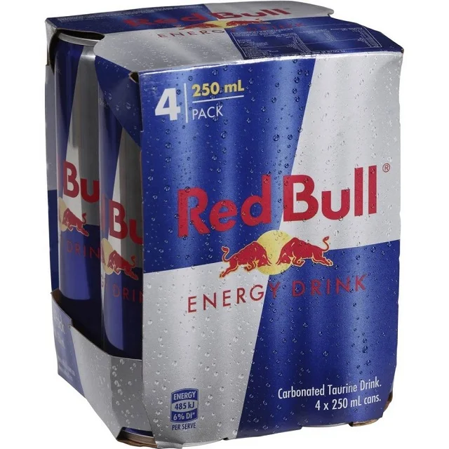 Best Selling Original Ready to Drink Red Bull Original Energy Drinks 8.4 fl oz Pack of 24 Cans 24 x 250ml Wholesale Price