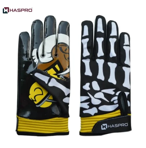 Custom Color High Quality Best Grip American Football Gloves Receiver Gloves For Adult Youth