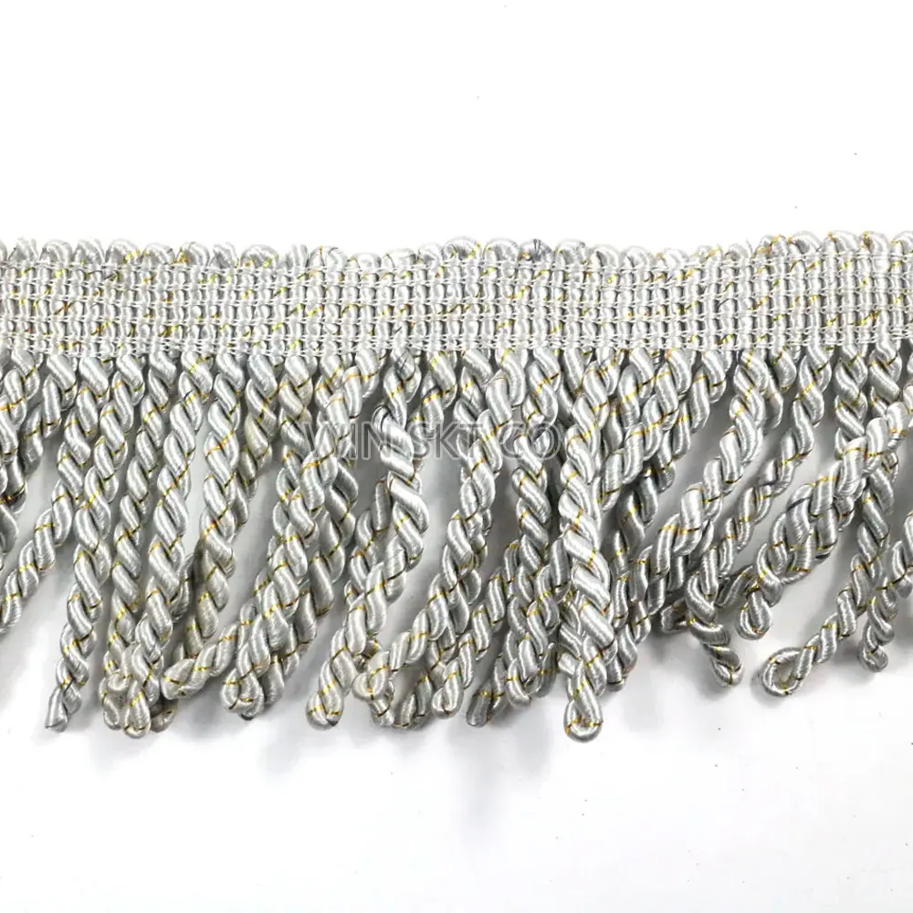 Best Price OEM Professional Manufacturer Twisted Bullion Fringe for Decorative Curtain Garments Home Textiles Tassels