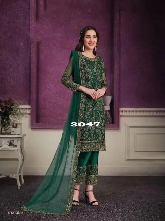 Современный модный дизайнерский индийский пакистанский лужайный льняной хлопковый жоржет 3 шт. костюмы доступны по оптовой цене 2022 Индия сурат