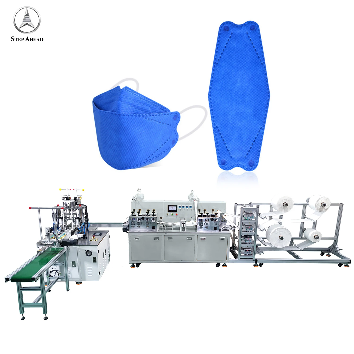 Dust kf94 fish mask making machine full automatic home mask making machine