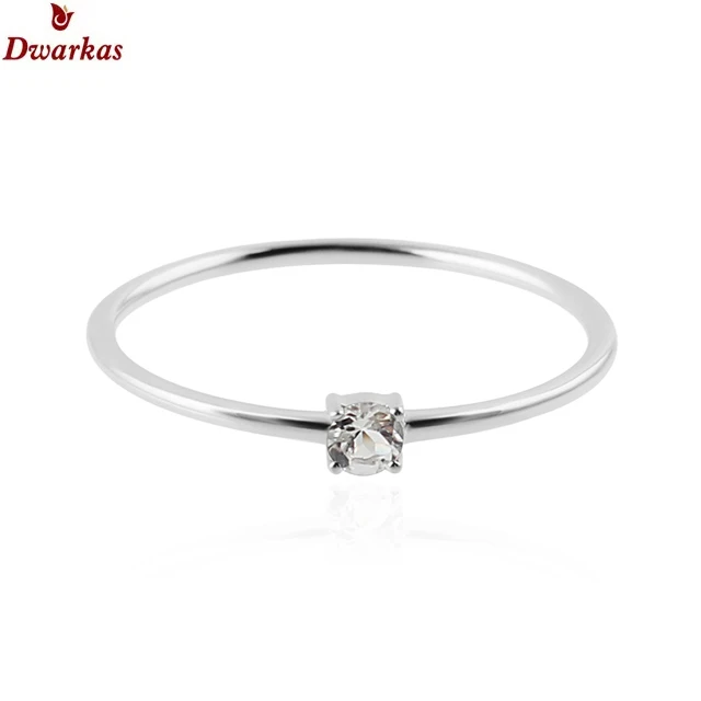 Custom Fine Fashion Jewelry Rings White Zirconium Stones 925 Sterling Silver Zircon Ring for Women