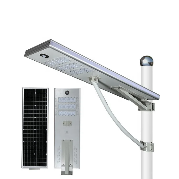 Top quality 50w 60w 80w 100w all in one solar street light integrated power panel solar street fit for extreme weather condition