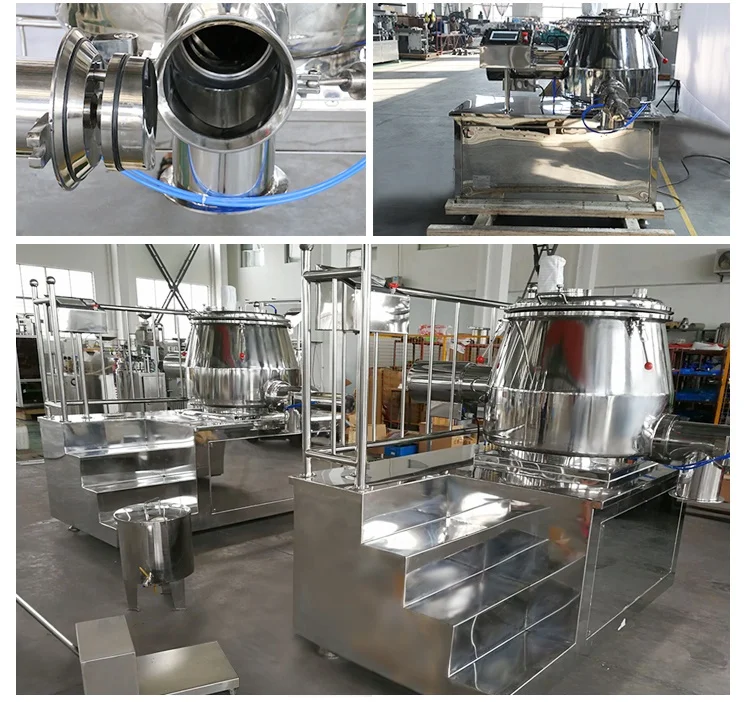 HLSG-300 high platform fertilizer copper feed powder rapid pharmaceutical wet mixing granulator machine