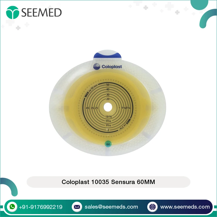 Ostomy Dressing/ Interactive Dressings Use Plastic Coloplast 10035 SenSura 60mm Extended Wear Baseplate 60mm